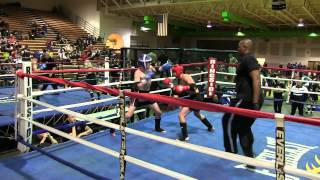 Wolfie Steel vs Alan Mamedov at WKA 2014 Open Full Rules Muay Thai  132 pounds