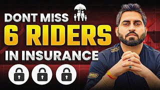 6 Riders You Cant Miss in Term Insurance I Option Traders Must watch this