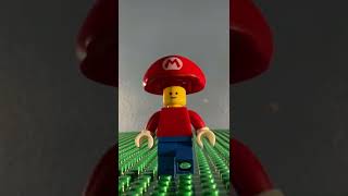 Lego Man Becomes Mario - Lego Animation #shorts