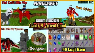 Cách Cài Addon Vùng Đất Của Những Vị Thần Siêu Phẩm Chất Nhất Trên Mcpe 1.14,1.16 | KIDING MC