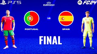 FC 24 - Portugal vs Spain - UEFA EURO 2024 Full Match | PS5™ [4K60]