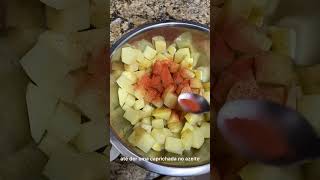 Surpreenda com essa batata crocante super fácil de fazer #dicas #receitas #batata #airfryer