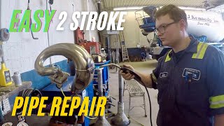 Easy 2 Stroke Dirt Bike Pipe Repair