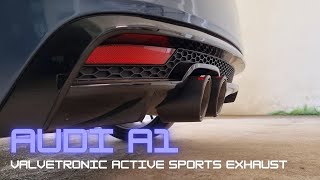 AUDI A1 S-LINE VALVETRONIC ACTIVE SPORTS EXHAUST | WICKEDEP RACING