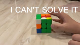 Playing My First Rubik Cube