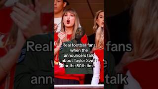 Who else is tired of seeing #taylorswift during #footballgames ??? #swifties