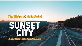 Sunset City - Beautiful sunsets at The Ridge at Vista Point PreSale Condos Langford BC Bear Mountain