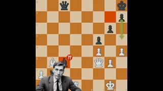 Bobby Fischer brilliancy ✨🕊️ #checkmate #sacrifice #brilliant #edit #chess #chessgame #shorts #viral