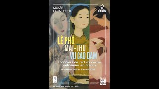 👉 Ecole d'Hanoi au musée Cernushi : Vu Cao Dam, Mai Thu et Le Pho #shorts