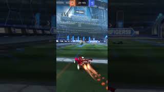 Nice and smooth 1v3 play #shorts #rocketleague