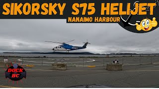 Sikorsky S75 Helijet / Nanaimo Harbour / Dock BC