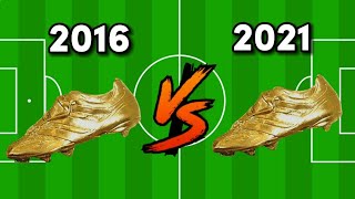 2016 Goalden Shoe Winner 🆚 2021 Goalden Shoe Winner 🔥💪😲