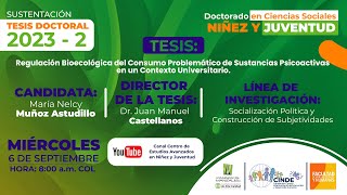 Tesis Regulación Bioecológica del Consumo Problemático de Sustancias Psicoactivas en un C. U.