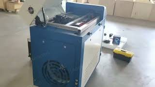 Fiber laser welding machine details check before shipment stainless steel welding