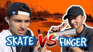 Skate vs Fingerboard! ParaisoSB