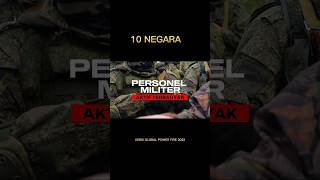 10 Negara Personel Militer Terbanyak