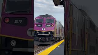 MBTA 1711 Leaving Ashland #massachusetts #train #boston #mbta