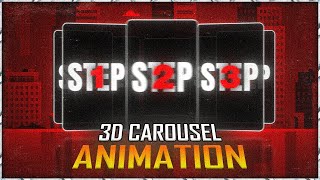 How to Create a 3D Carousel Animation in After Effects | Iman Gadzhi Style Tutorial