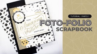 📒 TUTORIAL: Cómo HACER un FOTO FOLIO | Álbum de Fotos | Scrapbooking