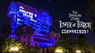 The Twilight Zone Tower Of Terror COMPARISON!