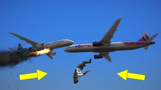 Pilot Falls Out of Burning A321 After Crashes in the Sky | Crash Landing in GTA 5