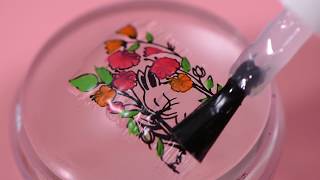 Beautybigbang New Flower Animal Mixed Pattern Stamping Plate BBBXL-102 🌸🐶🐇🐬🌺