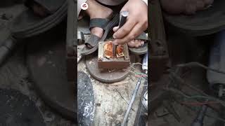 how to remove copper from transformer #technical #coil #coir #mechanical #scrap