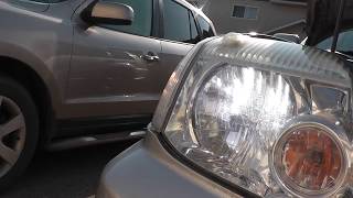 Nissan Xtrail Headlight bulb replacement