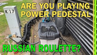 ARE YOU PLAYING RV POWER PEDESTAL RUSSIAN ROULETTE? | HUGHES AUTOFORMER POWER WATCHDOG + EPO | EP166