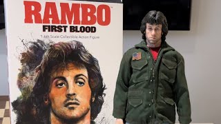 Official Sylvester Stallone Rambo First Blood 1/6 scale figure review