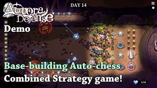 Base-building Auto-Chess Combined Strategy game! - Let's Try Aurora Defense [Demo]