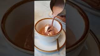 we do the BEST hot chocolate #chocolate #hotchocolate #darkchocolate #chefbaker