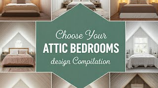 COOL  ATTIC BEDROOM DESIGN IDEAS