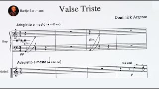 Domenick Argento - Valse triste (1996)