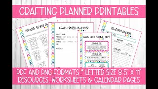 Planner Printables Full Preview