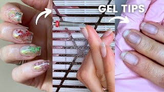 Removing Gel x like Nails | Flexy Tips of NC Nails Company