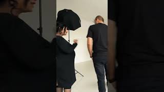 Maternity Shoot at Studio #photography #bts #couple