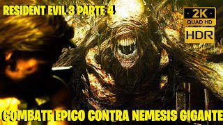 Resident Evil 3 Remake parte 4 - Jefe  final Némesis Fase 2   (Torre del Reloj)