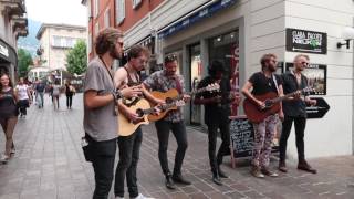 The Souls performing 'Move on' in the streets of Locarno- 21/07/2017 @ Moon & Stars Locarno