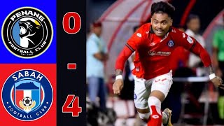 SABAH FC VS PENANG FC | LIGA SUPER MALAYSIA 2024 | HASIL SABAH FC VS PENANG FC