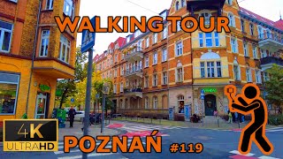 ⁴ᴷ⁶⁰ 🇵🇱 Poznan/Poland | Walking Tour | #119 - Walking Around Łazarz (October 2023) [4K]