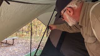 Campground Walkaround...Also...Straightening out the Tarp (Clip 2 of 2) - Part 7