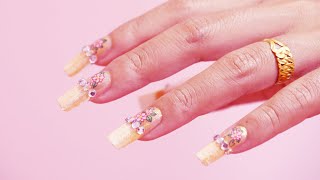 Simple Nail Art Designs For Beginners | Learn How To Design Nail With OunNuth SN #18