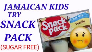 KIDS TRY : SNACK PACK [SUGAR FREE] It Was Awful