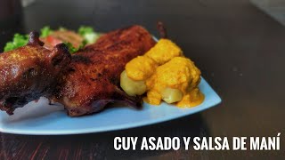 Cuy Asado y Salsa de maní | Gastronomía ecuatoriana