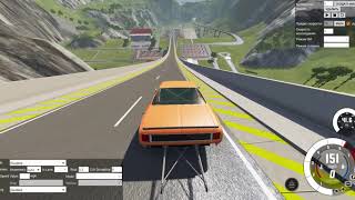 BeamNG drive   Спуск без тормозов