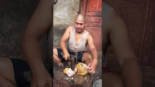 “Mastering the Art of Pig Leg Cooking: Epic BBQ Adventure!”#shorts #shortsfeed #cooking #food