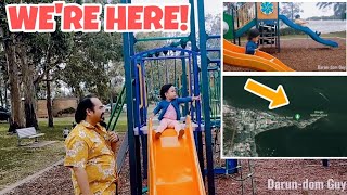 Fun Time At A Playground Surrounded By A Lake? Athena's Got You 😃