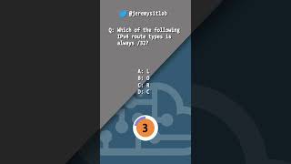 CCNA QUIZ // Route Types (2) // #shorts