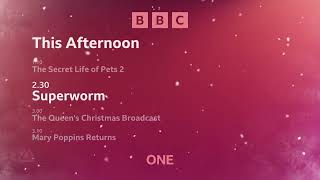 BBC One: Christmas Day Line-Up Slide (2021)